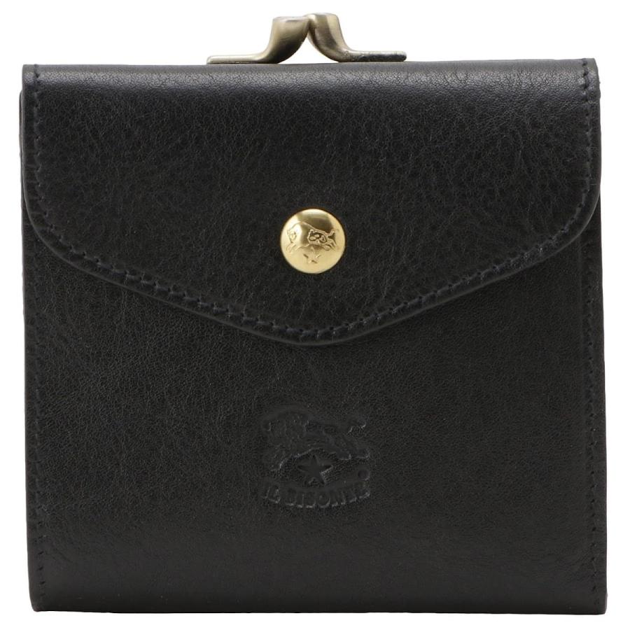 IL BISONTE（イルビゾンテ） 並行輸入品 財布 IL BISONTE Black がま口