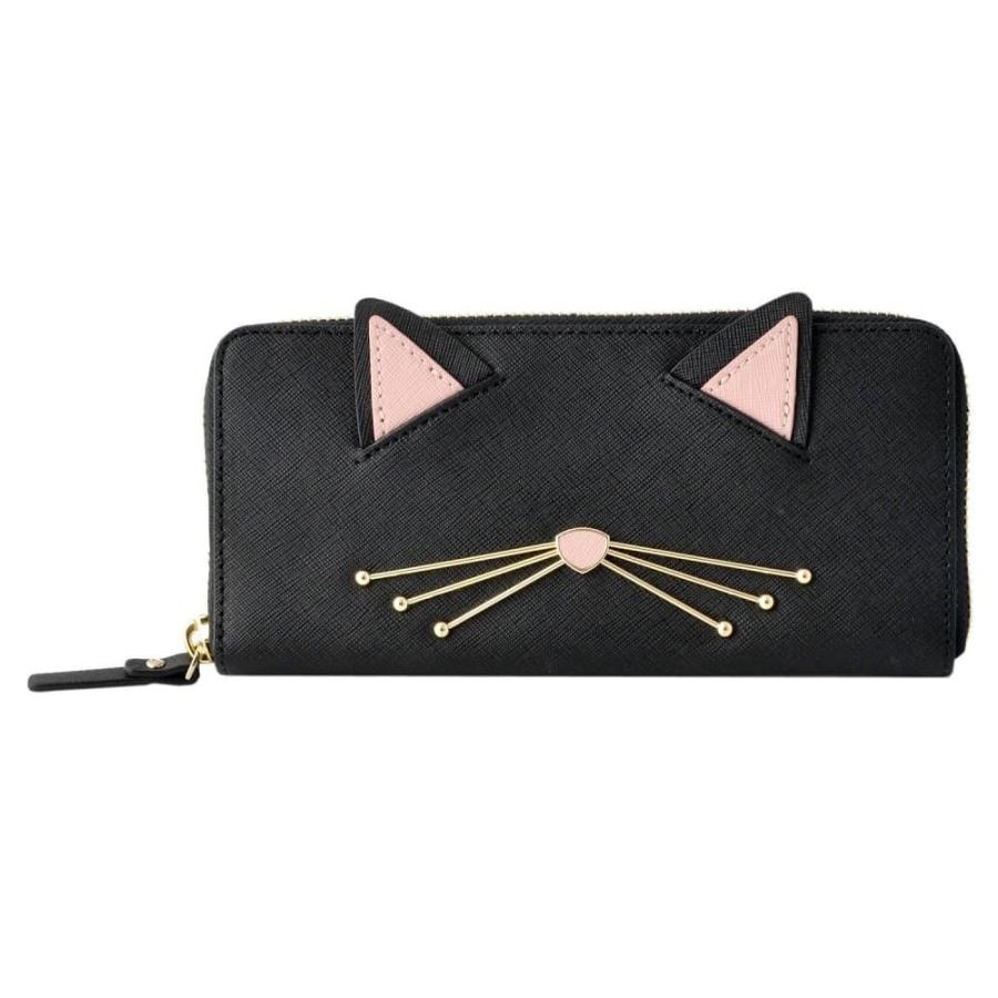 ケイトスペード 長財布 Kate Spade 猫モチーフ ラウンドファスナー Cat S Meow Cat Lindsey Pwru6626 098 Bwksl アクセサリーギフトのtys 通販 Yahoo ショッピング