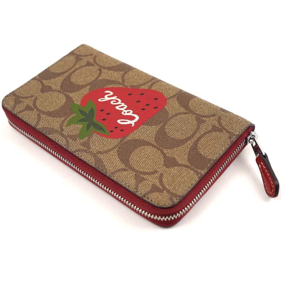 【新品】COACH 二つ折り財布 ブラウン/レッド コーチ COACH 財布 （レッド） - ファッション通販 MAGASEEK(マガシーク)