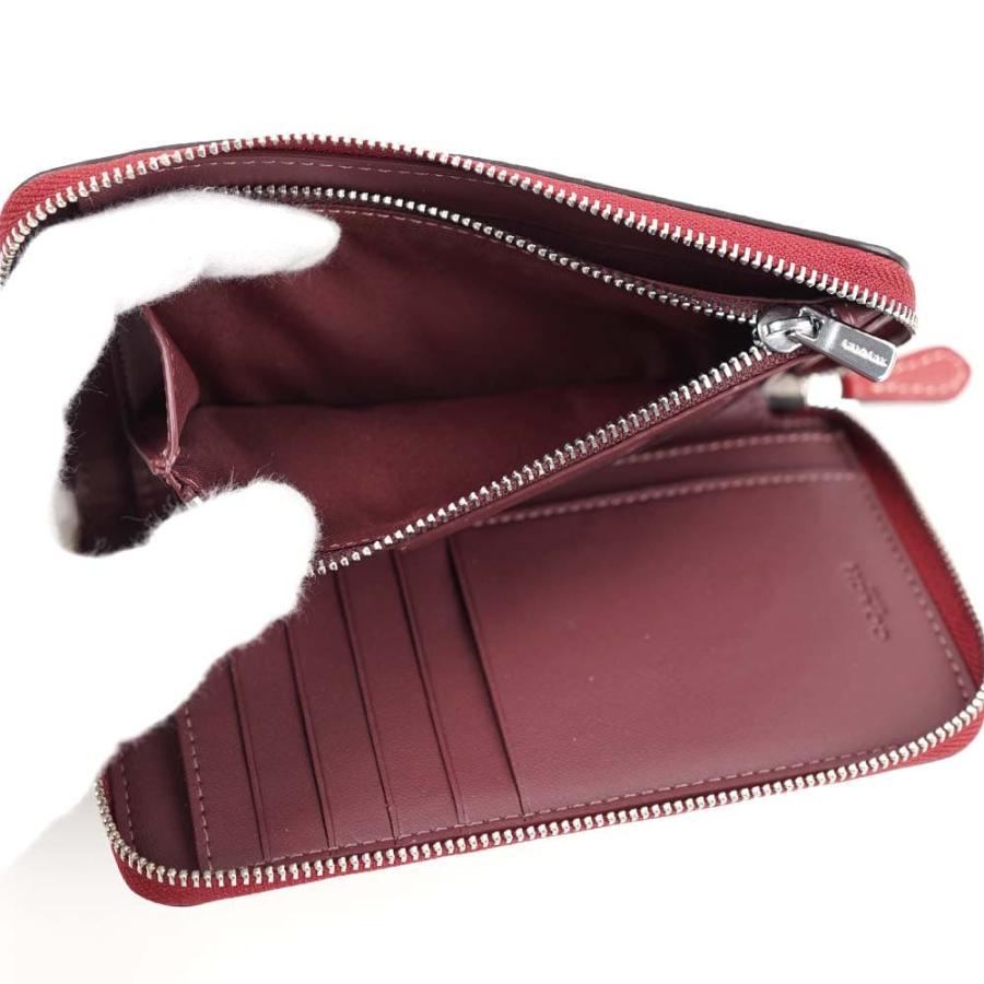 COACH アウトレット 二つ折り財布 シグネチャー CH529-SVRVB COACH コーチ アウトレット 財布 二つ折り財布 ミディアム財布