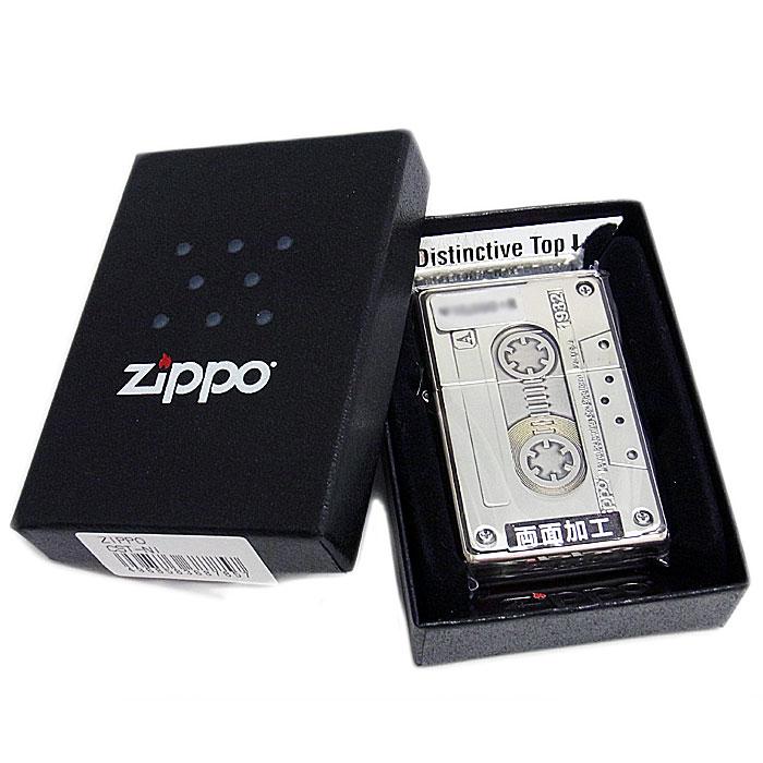 ZIPPO ジッポライター ジッポー カセットテープ ニッケルイブシ CST-NI 