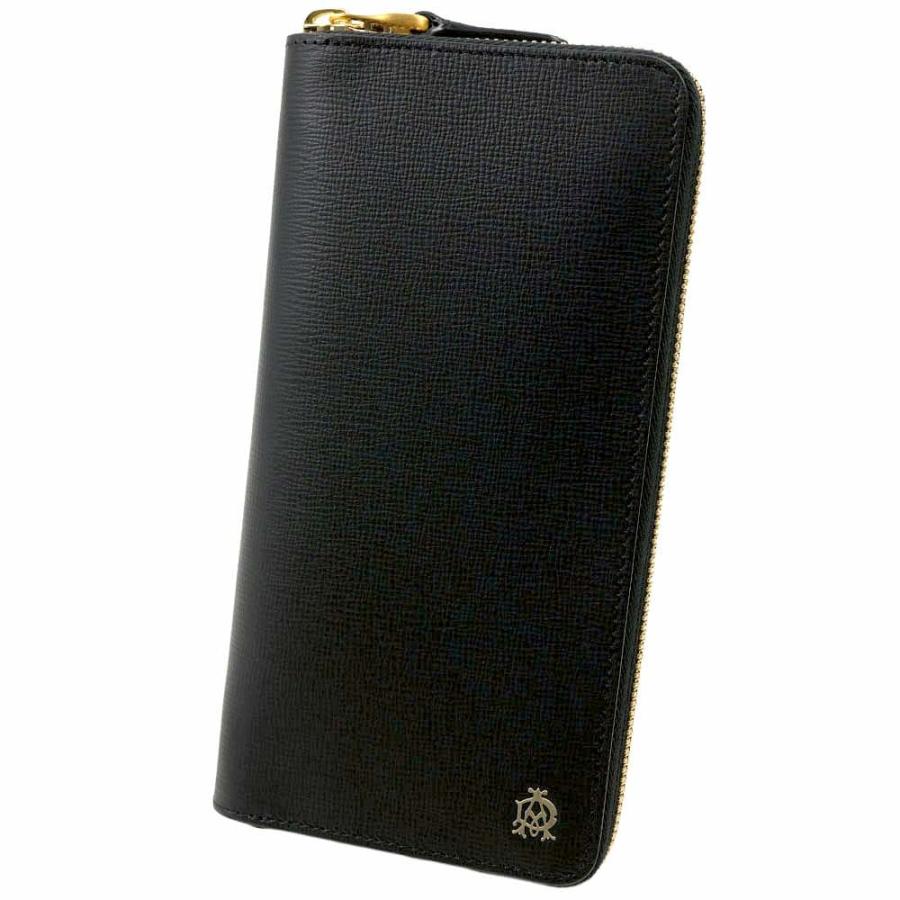 サイフ　dunhill　さいふ　ダンヒル　財布　ほぼ使ってません　黒　革 dunhill（ダンヒル） 並行輸入品 財布 ラウンドファスナ−長財布