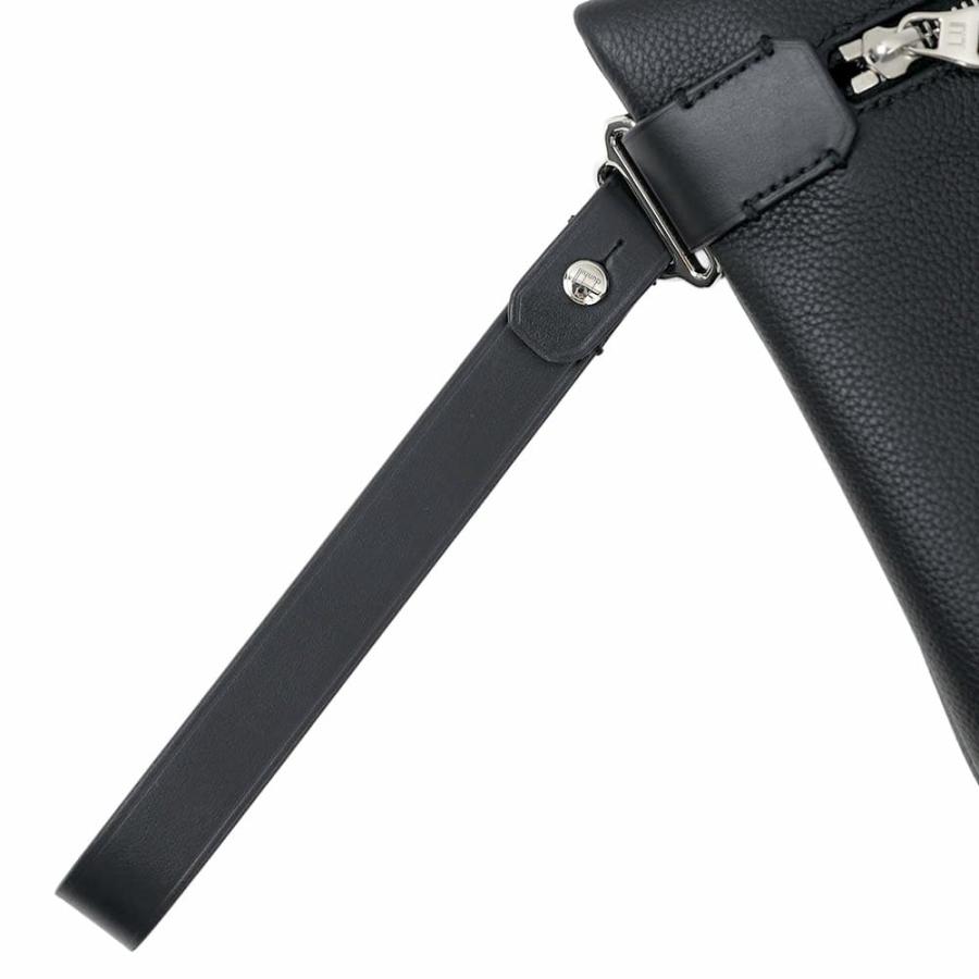 並行輸入品 ダンヒル バッグ メンズ クラッチバッグ セカンドバッグ ブラック DUNHILL 1893 HARNESS BAG BLACK LEATHER DU23R3103GNの画像