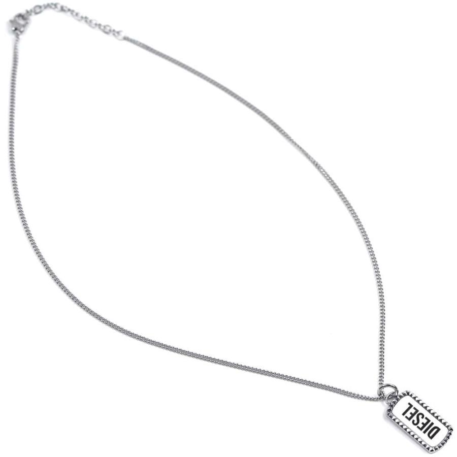 並行輸入品 ディーゼル ネックレス ペンダント アクセサリー メンズ レディース シルバー NK DT STUD SS SILVER DIESEL DX1455040の画像