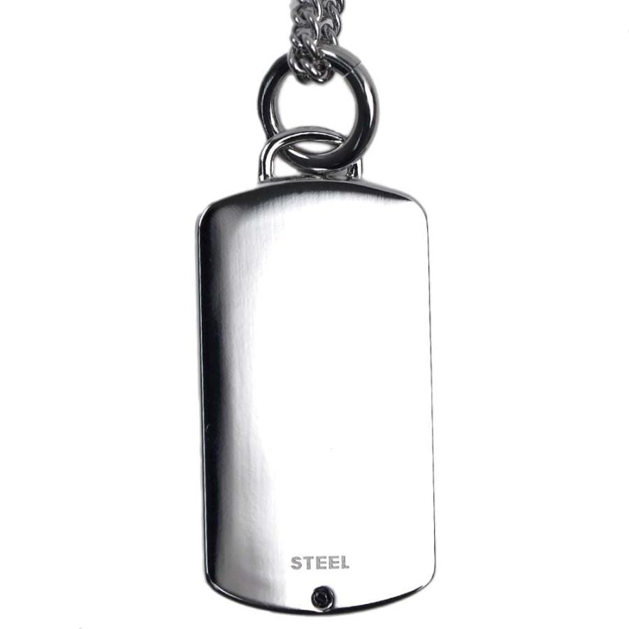 並行輸入品 ディーゼル ネックレス ペンダント アクセサリー メンズ レディース シルバー NK DT STUD SS SILVER DIESEL DX1455040の画像