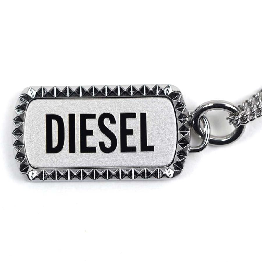 並行輸入品 ディーゼル ネックレス ペンダント アクセサリー メンズ レディース シルバー NK DT STUD SS SILVER DIESEL DX1455040の画像