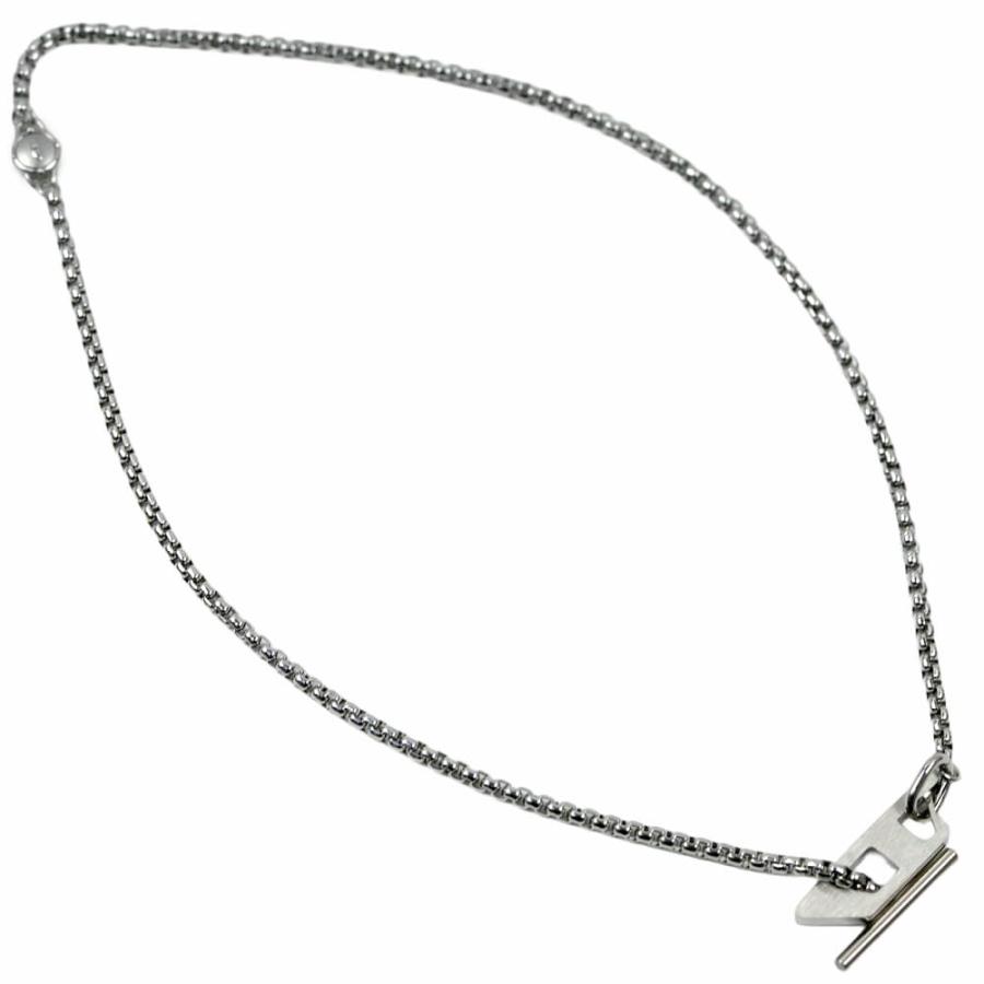 並行輸入品 ディーゼル ネックレス ペンダント アクセサリー レディース メンズ ユニセックス シルバー DIESEL DX1477040の画像