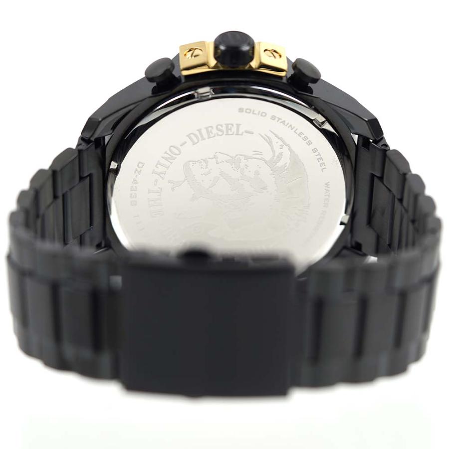 ディーゼル 腕時計 DZ4338 クロノグラフ ブラック メンズ