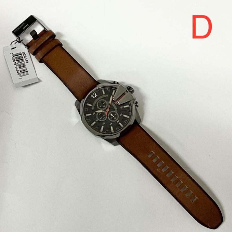 並行輸入品 [訳ありアウトレット(ベルトにシワ、キズ)] ディーゼル 腕時計 メンズ クロノグラフ 日付カレンダー メガチーフ DIESEL DZ4343の画像