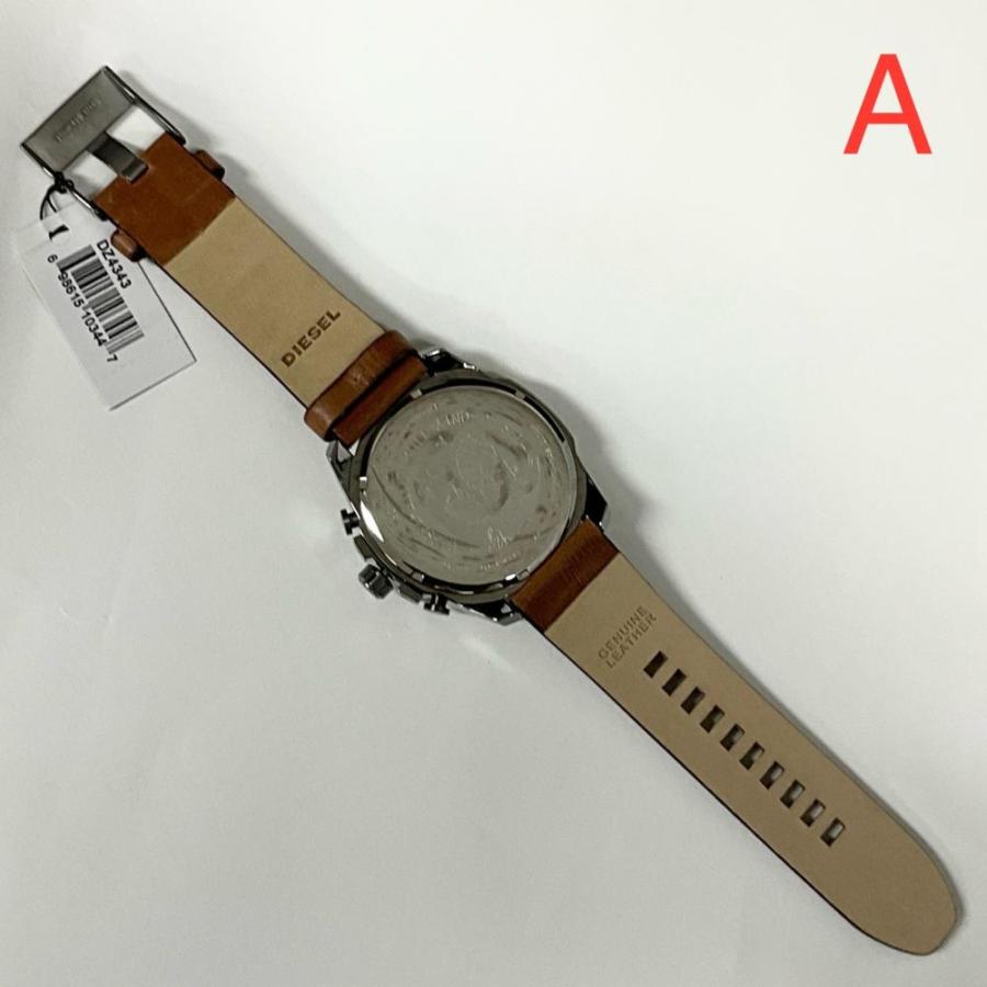並行輸入品 [訳ありアウトレット(ベルトにシワ、キズ)] ディーゼル 腕時計 メンズ クロノグラフ 日付カレンダー メガチーフ DIESEL DZ4343の画像