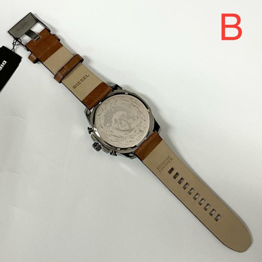 並行輸入品 [訳ありアウトレット(ベルトにシワ、キズ)] ディーゼル 腕時計 メンズ クロノグラフ 日付カレンダー メガチーフ DIESEL DZ4343の画像