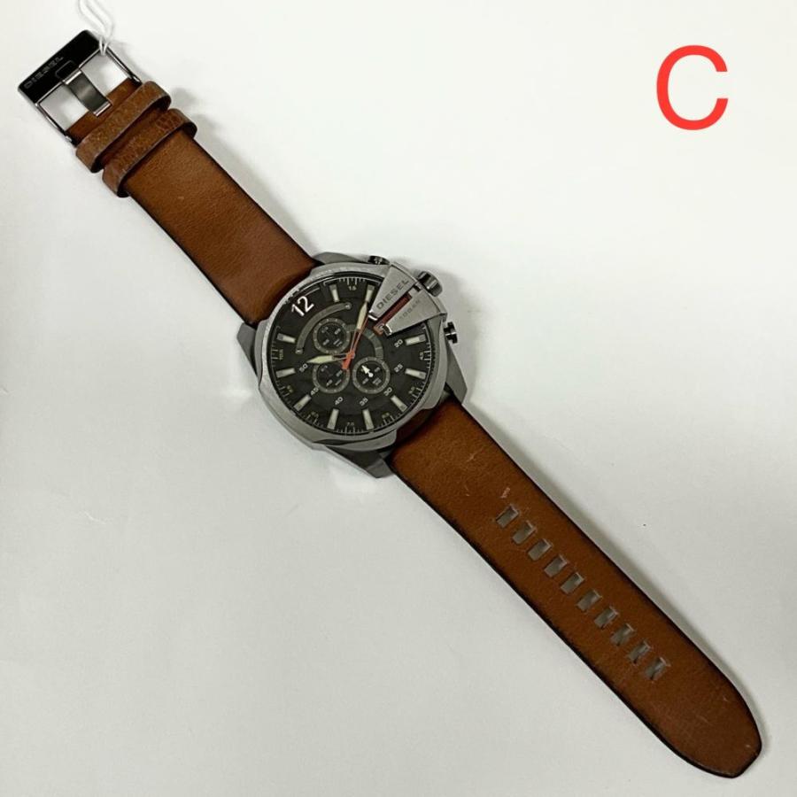 並行輸入品 [訳ありアウトレット(ベルトにシワ、キズ)] ディーゼル 腕時計 メンズ クロノグラフ 日付カレンダー メガチーフ DIESEL DZ4343の画像