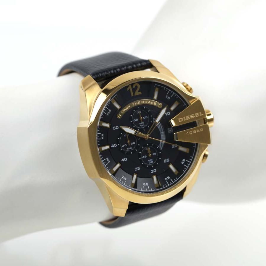 DIESEL（ディーゼル） 並行輸入品 腕時計 メンズ ブラック ゴールド 