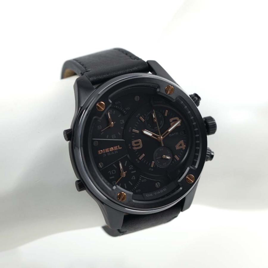 DIESEL（ディーゼル） 並行輸入品 腕時計 メンズ レザーベルト 