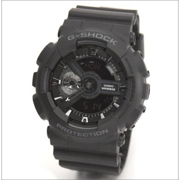 G-SHOCK Gショック CASIO カシオ ブラック アナログ デジタル メンズ腕時計 メンズウォッチ 男性用 ジーショック GA-110-1BDR S｜39surprise