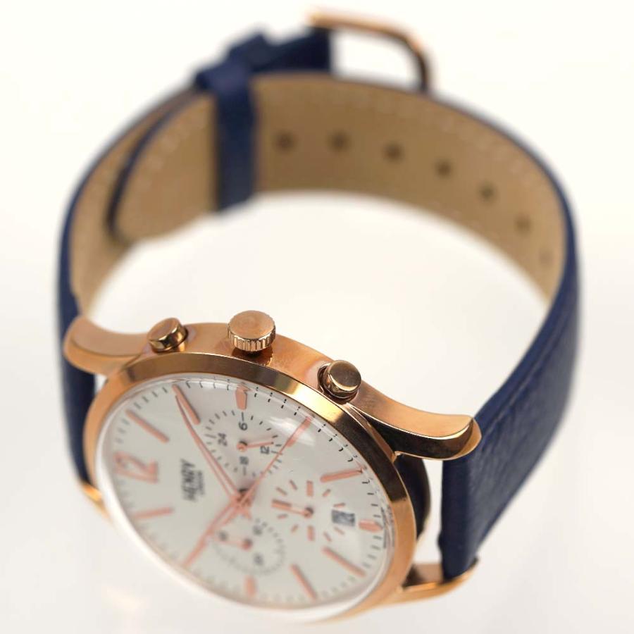 並行輸入品 [アウトレット箱] ヘンリーロンドン 腕時計 メンズ レディース クロノグラフ 日付カレンダー HENRY LONDON ローズゴールド HL39-CS-0442-TTの画像