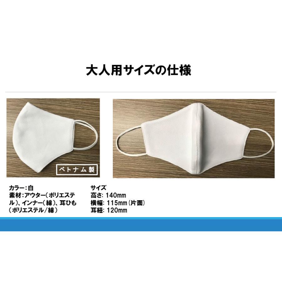 洗えるマスク 抗菌 3枚入り 耐水 UVカット 3層構造 ナノコーティング