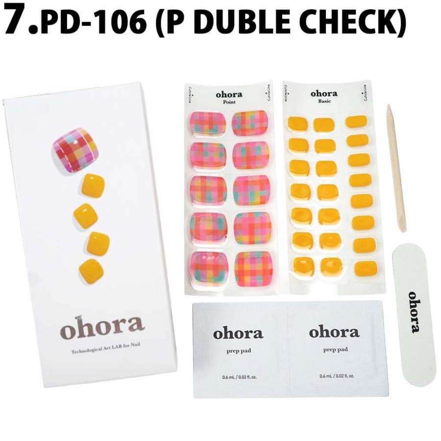 ohola オホーラ フット組み合わせ10枚 ohora フットネイルをレビュー