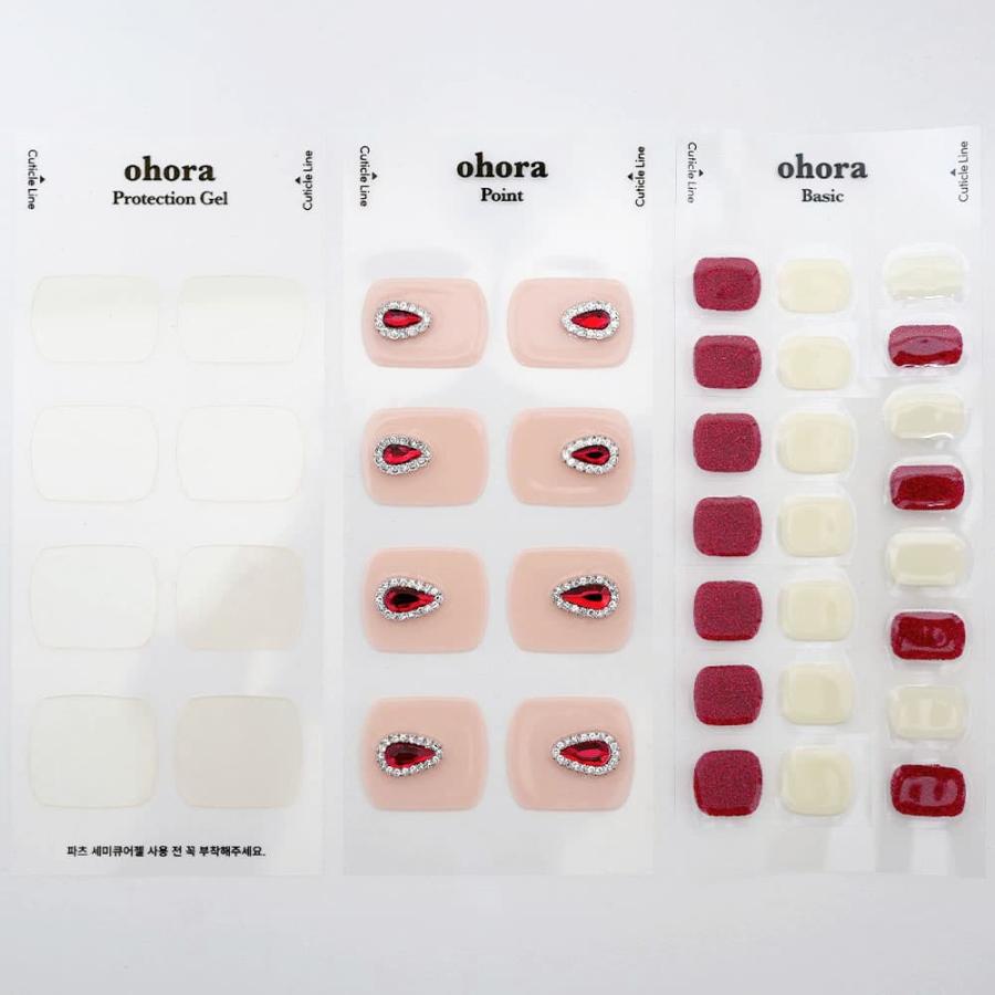ohora（オホーラ） 並行輸入品 ネイル ジェルネイル 足用 ペディネイル