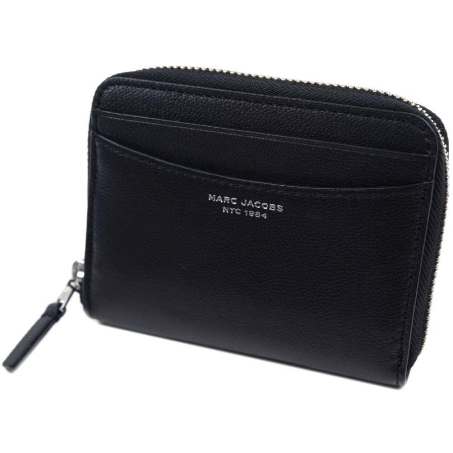 【新品未使用】MARC JACOBS ミニ コンパクト 財布 黒 MARC JACOBS（マーク・ジェイコブス） 財布 二つ折り財布 4F5SMP076S02