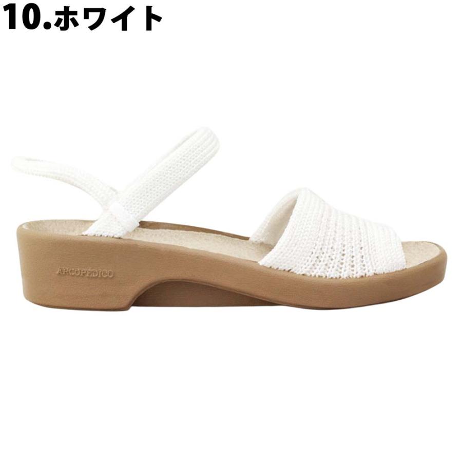 アルコペディコ ARCOPEDICO 靴 レディース コンフォートサンダル オフィスサンダル スリッパ ストレッチ メッシュ 軽量 天然皮革 SHARP シャープ | ARCOPEDICO | 10