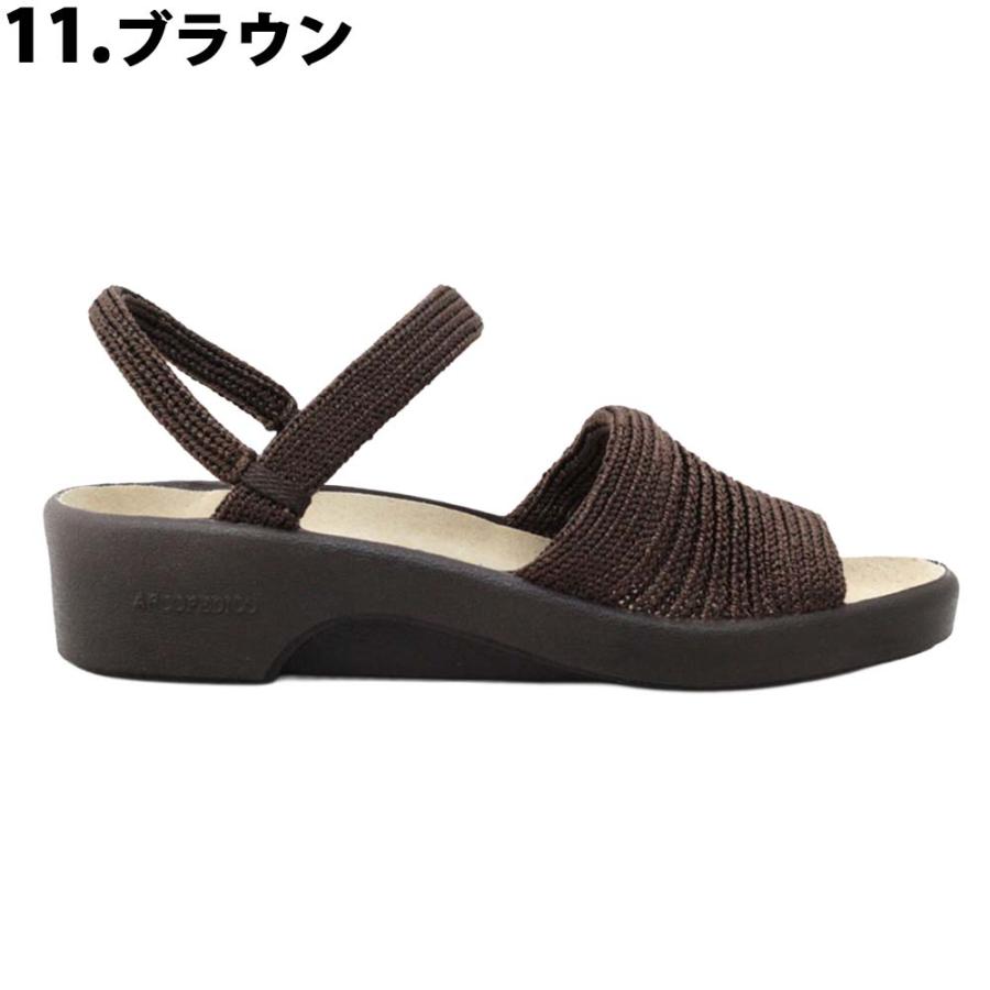 アルコペディコ ARCOPEDICO 靴 レディース コンフォートサンダル オフィスサンダル スリッパ ストレッチ メッシュ 軽量 天然皮革 SHARP シャープ | ARCOPEDICO | 11