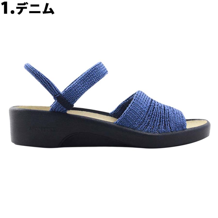 アルコペディコ ARCOPEDICO 靴 レディース コンフォートサンダル オフィスサンダル スリッパ ストレッチ メッシュ 軽量 天然皮革 SHARP シャープ | ARCOPEDICO | 01