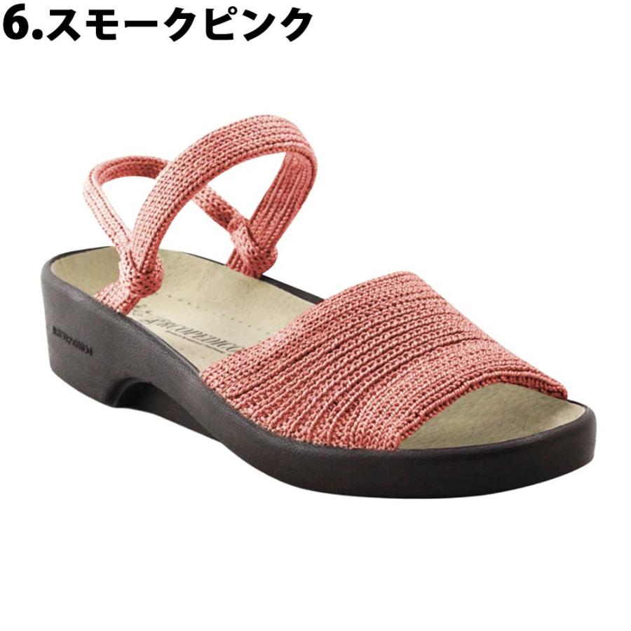 アルコペディコ ARCOPEDICO 靴 レディース コンフォートサンダル オフィスサンダル スリッパ ストレッチ メッシュ 軽量 天然皮革 SHARP シャープ | ARCOPEDICO | 06