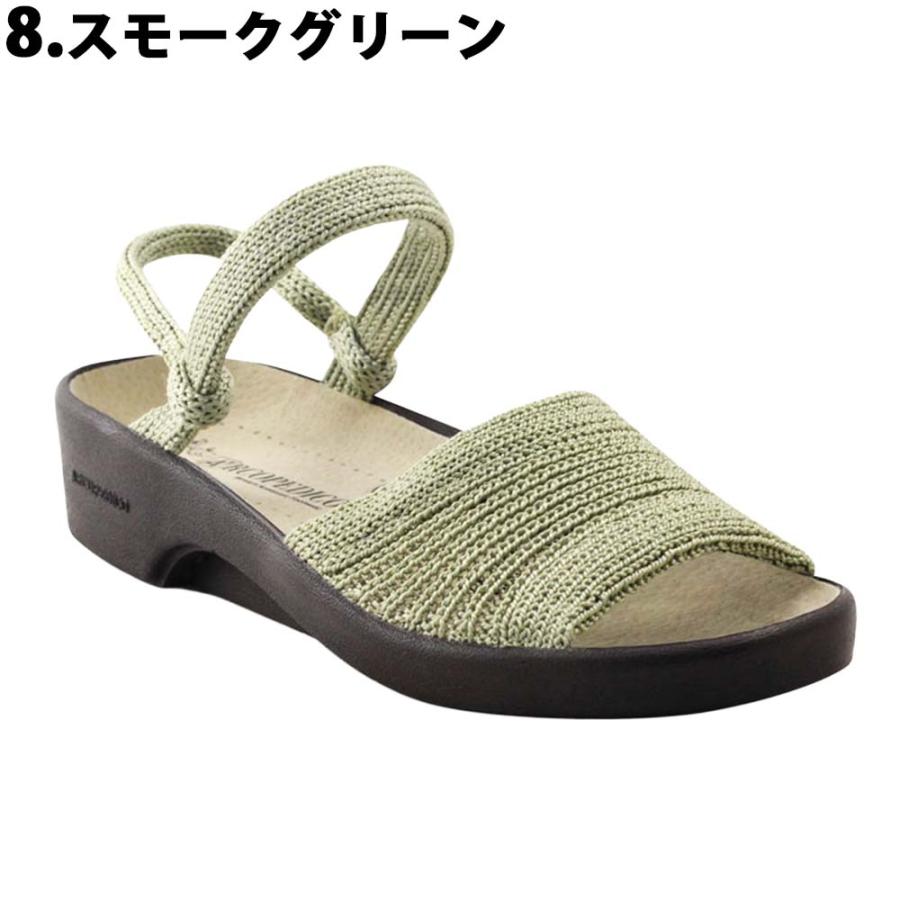 アルコペディコ ARCOPEDICO 靴 レディース コンフォートサンダル オフィスサンダル スリッパ ストレッチ メッシュ 軽量 天然皮革 SHARP シャープ | ARCOPEDICO | 08