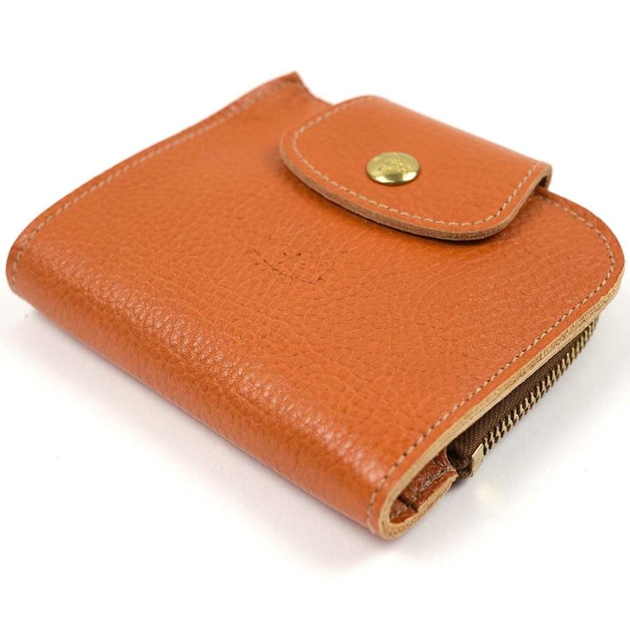 イルビゾンテ キャラメル 財布 レディース メンズ 二つ折り財布 smw175 IL BISONTE 並行輸入品 イルビゾンテ 財布 L字ファスナー