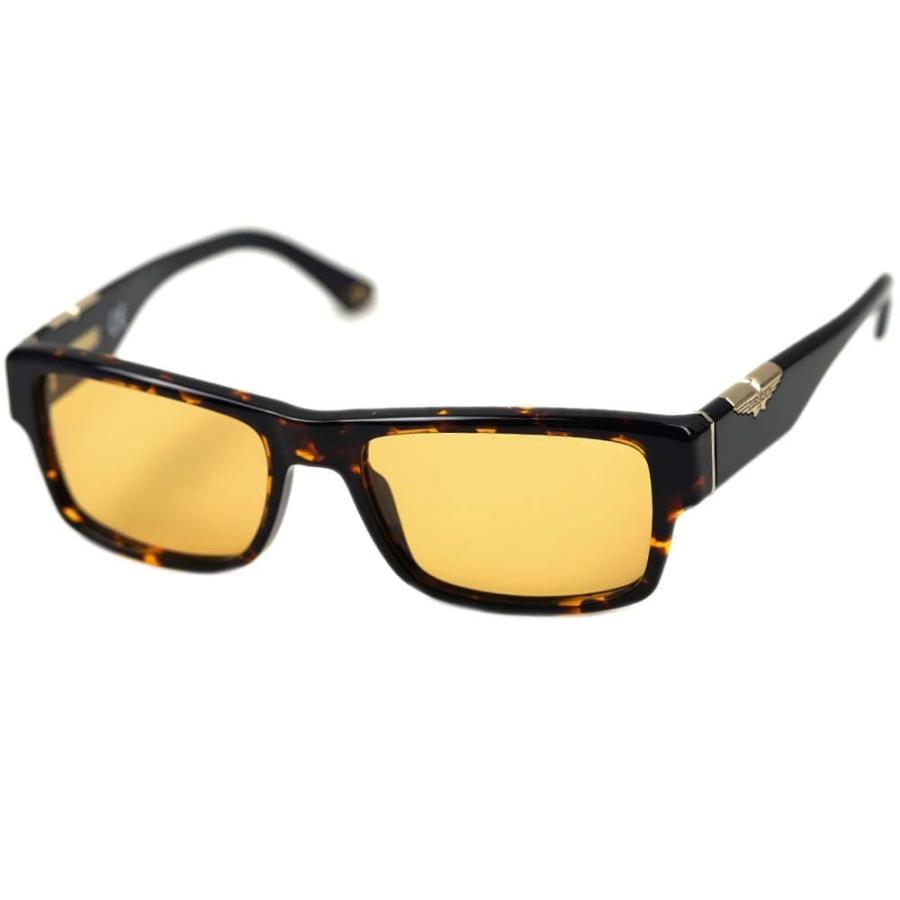 美品...ポリス...サングラス...(茶) POLICE（ポリス） サングラス ブラウン イエロー POLICE SPL967-0779