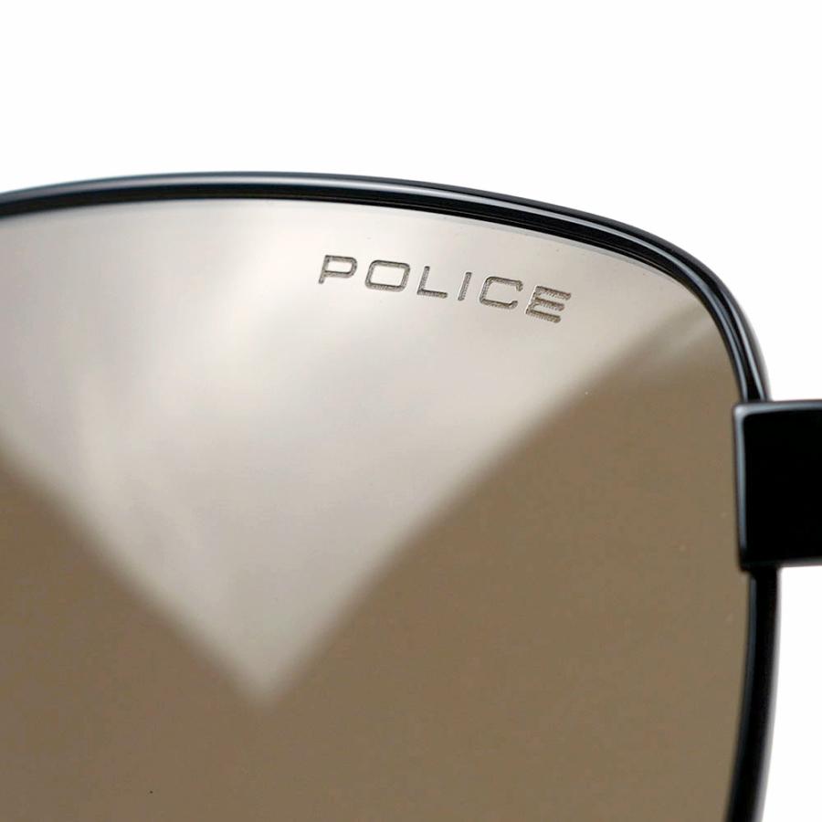 POLICE（ポリス） サングラス メンズ 偏光レンズ スクエア チタン