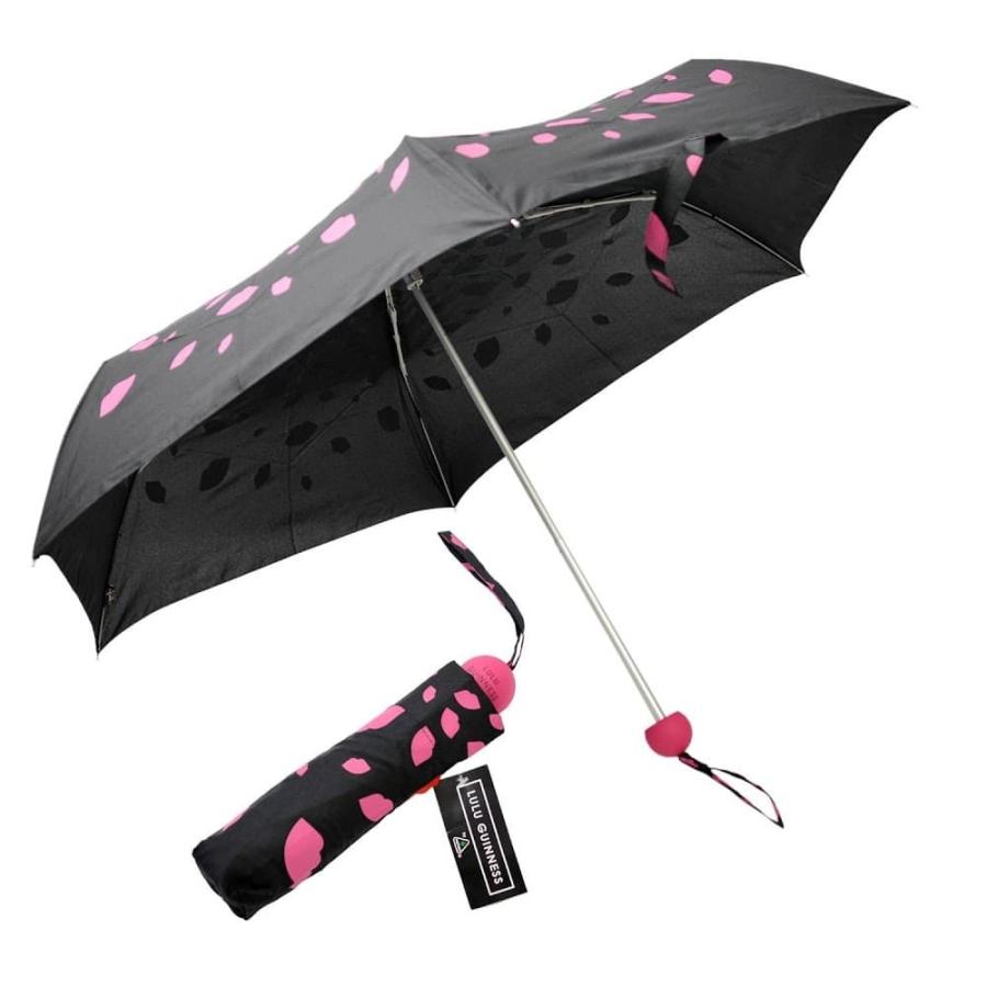 フルトン 傘 Fulton Minilite-2 Raining Lips Pink 「Lulu Guinness」ルルギネス コラボモデル 折りたたみ傘 ミニ傘 アンブレラ L869-034668｜39surprise