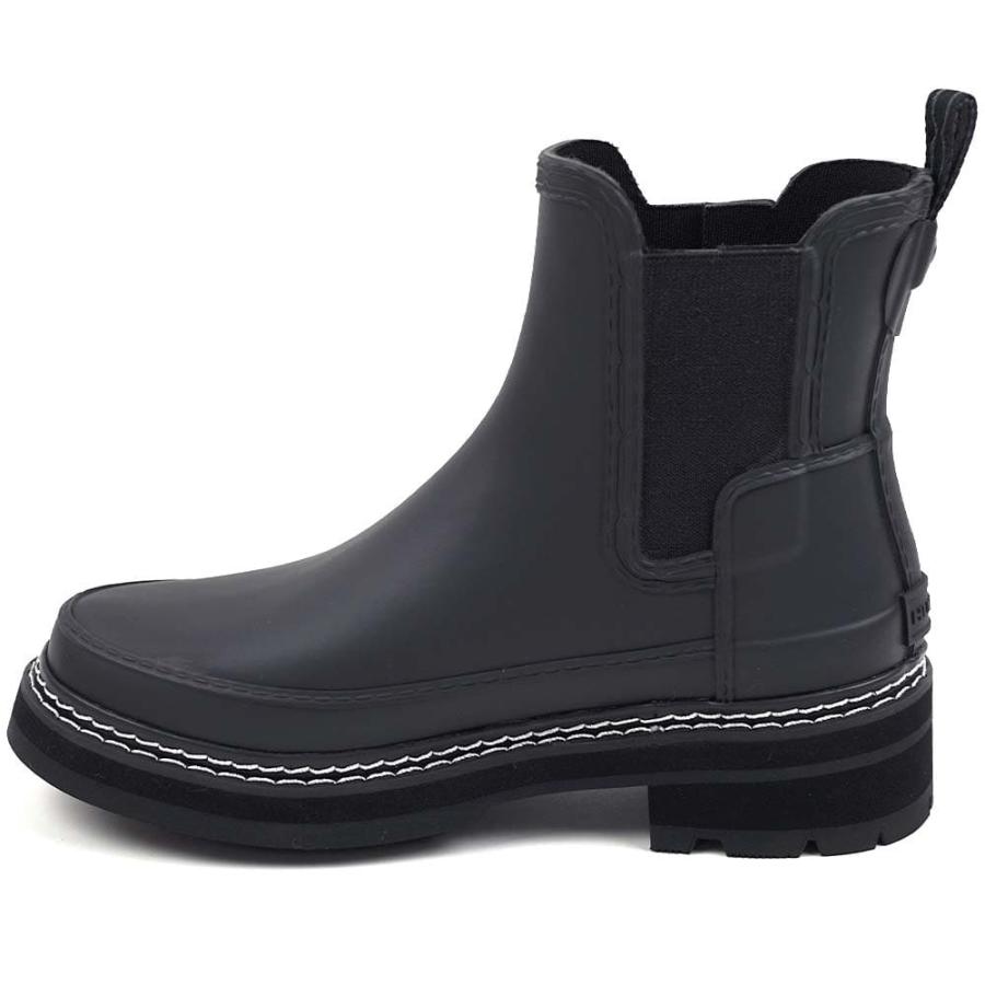 HUNTER WFS2100RMA-BLK レイン ブーツ レディース 長靴 HUNTER（ハンター） 並行輸入品 リファインド スティッチ ディテール