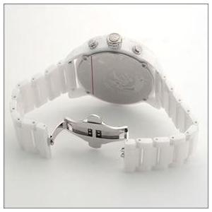 ディーゼル 腕時計 メンズ DIESEL ダイヤルのインパクトある２，３，４のインデックス オールホワイトのセラミックブレス・クロノグラフ DZ4220｜39surprise｜03