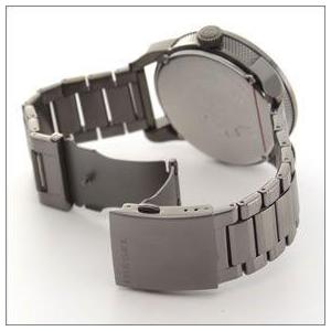 ディーゼル 腕時計 メンズ DIESEL ダイヤルのインパクトある２，３，４のインデックス。オールガンメタリック・カラーのモテ系ウオッチ DZ1558｜39surprise｜03