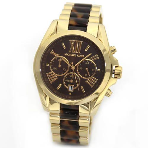 マイケルコース 腕時計 レディース MICHAEL KORS ゴールド＆ベッコウ  