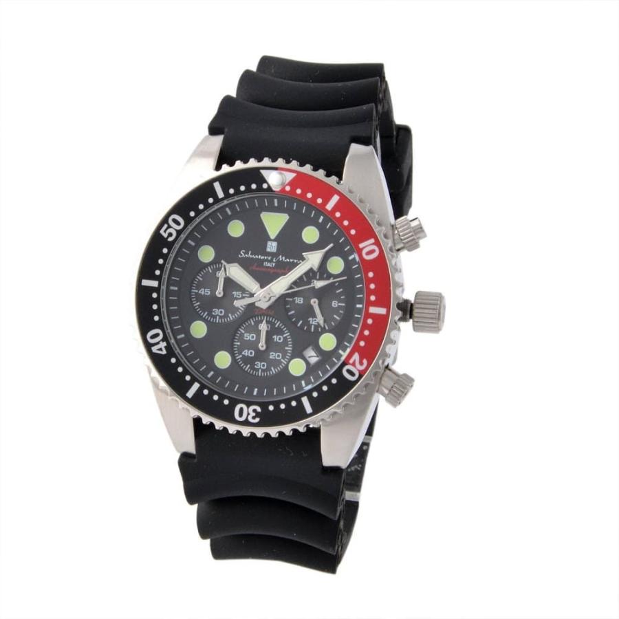 サルバトーレマーラ 腕時計 メンズ Salvatore Marra SM16104-SSBKRD ダイバーズ・クロノグラフ｜39surprise
