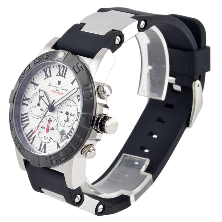 サルバトーレマーラ 腕時計 メンズ Salvatore Marra クロノグラフ SM18118-SSWH｜39surprise｜02