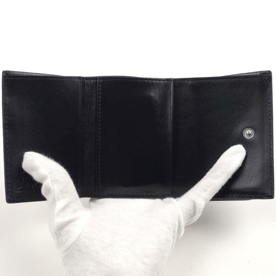 DIESEL ディーゼル 財布 三つ折り財布 メンズ ワンダー ブラック DIESEL ディーゼル 財布 三つ折り財布 メンズ ワンダー ブラック
