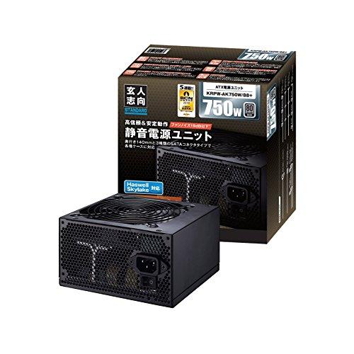 (未使用･未開封品)　玄人志向 STANDARDシリーズ 80 PLUS Silver 750W ATX電源 KRPW-AK750W/88+ 0pbj0lf 玄人志向 STANDARDシリーズ 80 PLUS Silver 750W ATX電源 KRPW-AK750W