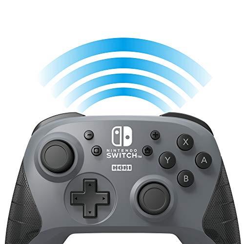 【任天堂ライセンス商品】ワイヤレスホリパッド for Nintendo Switch グレー【Ｎｉｎｔｅｎｄｏ Ｓｗｉｔｃｈ対応】の画像