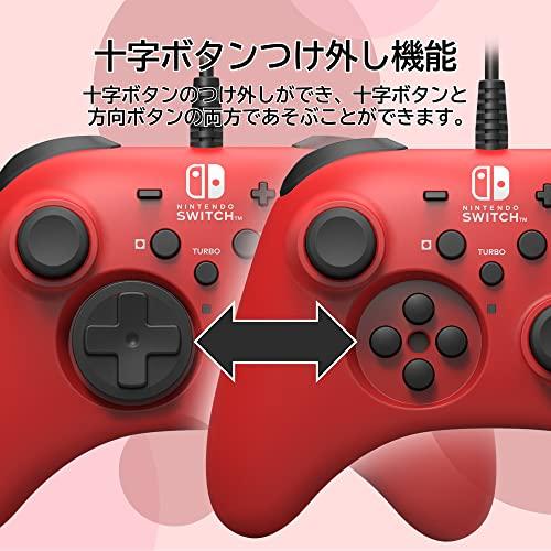 ホリパッド レッド 任天堂ライセンス商品】ホリパッド for Nintendo Switch レッド 有線