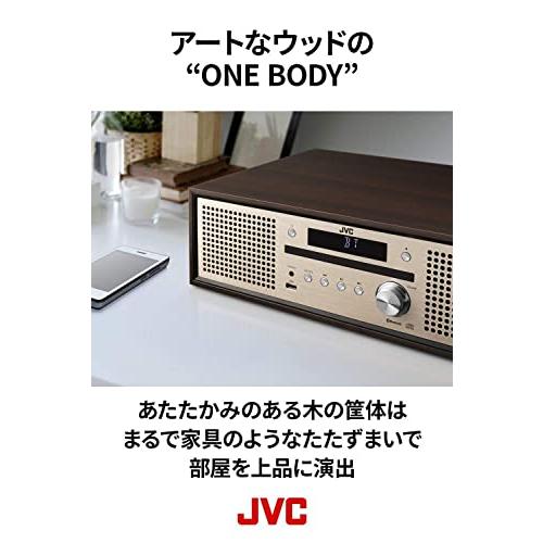 JVCケンウッド JVC NX-W30 ミニコンポ Bluetooth 4.2 EDR 搭載 ウッド