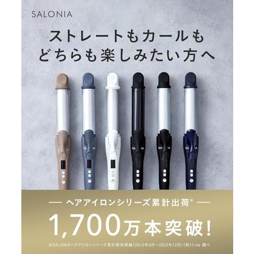 SALONIA 32mm コテ ストレートアイロン セット SALONIA サロニア 2WAY ストレート カール ヘアアイロン コテ 32mm SL