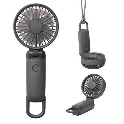 リズム ハンディファン 3Way手持ち 首かけ 卓上 風量5段階 ★5本セット リズム(RHYTHM) ハンディファン 2025 大風量 静音 3WAY (手持ち 首掛け