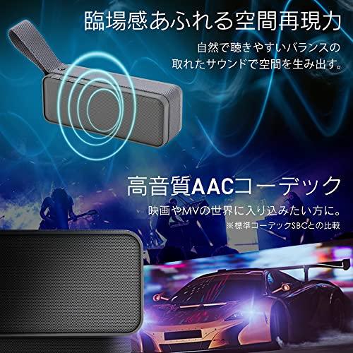 アイリスオーヤマ スピーカー IPX7防水規格 22時間連続再生 20台同時ペアリング 防水 小型 防水 Bluetooth5.0 USB ワイ