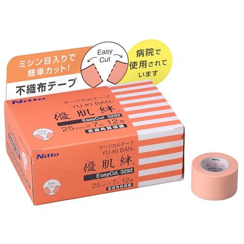 ニトムズ 優肌絆 EasyCut 25mm×7m 12巻入 (品番3292) 肌にやさしい