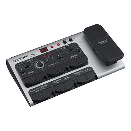【週末値下げ】ZOOM V6-SP ボーカルプロセッサー ZOOM ズーム V6-SP ボーカルプロセッサー シルバー ボイスエフェクト
