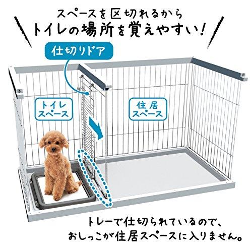 ペティオ トイレのしつけが出来る ドッグルームサークル ホワイト レギュラー ペティオ (Petio) トイレのしつけが出来る ドッグルームサークル